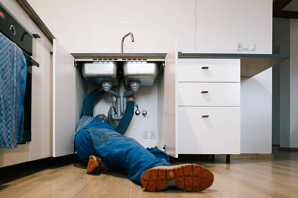Professional Plumbing technician working in Benet Lake, WI